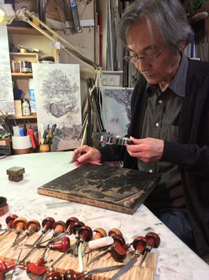 小林敬生氏(版画家・本展出品作家)