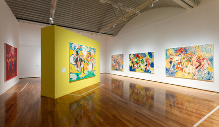 「横尾忠則 連画の河」展示風景 撮影:今井智己