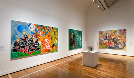 「横尾忠則 連画の河」展示風景 撮影:今井智己