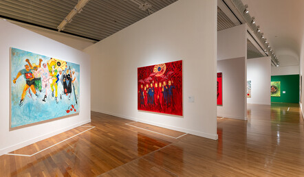 「横尾忠則 連画の河」展示風景 撮影:今井智己