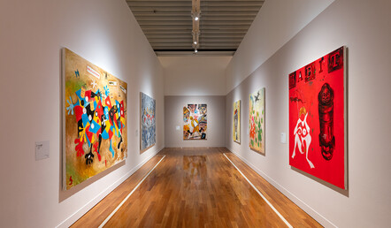 「横尾忠則 連画の河」展示風景 撮影:今井智己