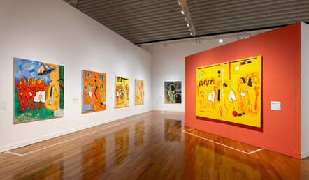 「横尾忠則 連画の河」展示風景 撮影:今井智己