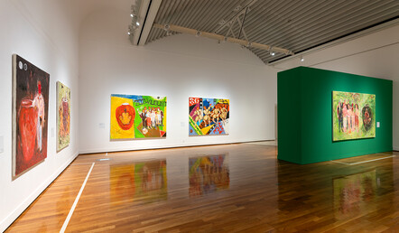 「横尾忠則 連画の河」展示風景 撮影:今井智己