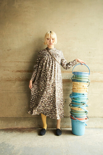 ☆短期出品☆ ミナペルホネンTSUGU 特別wolf& flower ドレス ミナ