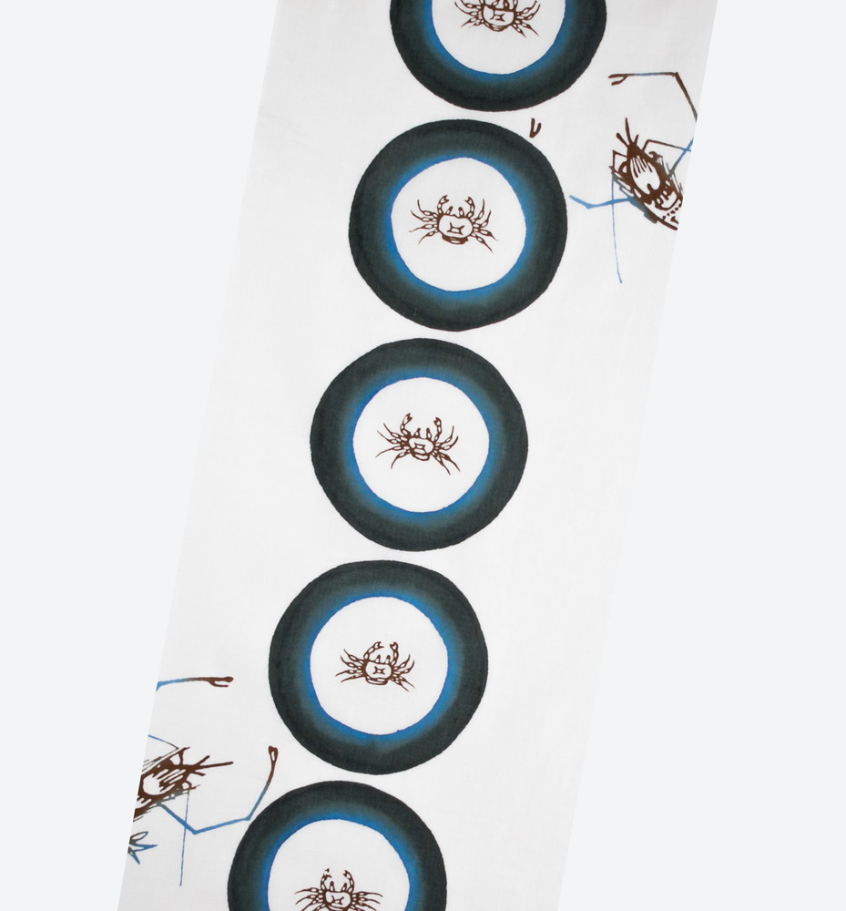 魯山人手ぬぐい 蟹絵・海老 | 世田谷美術館 SETAGAYA ART MUSEUM